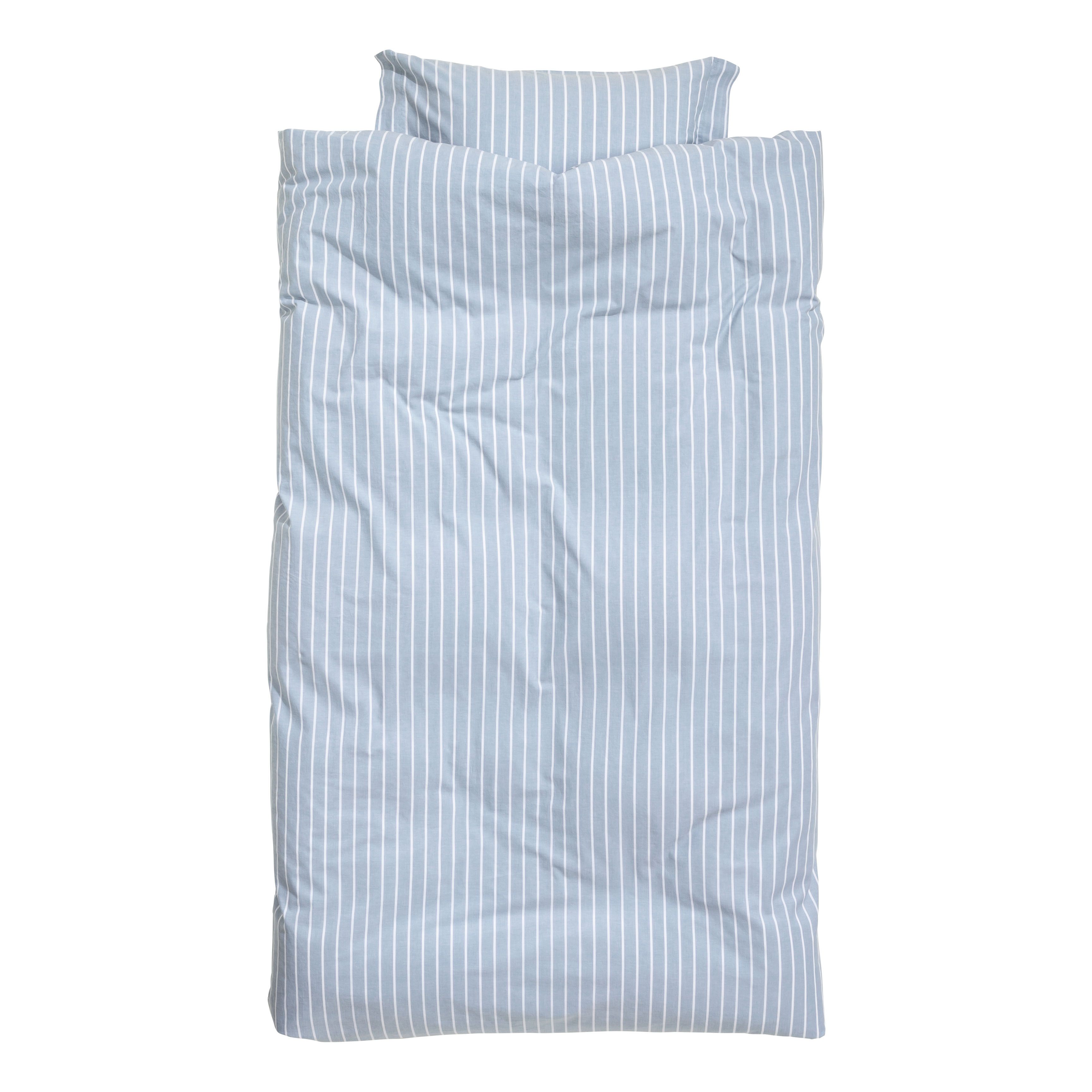 Striped Duvet Cover Set Light Blue White Striped Home All